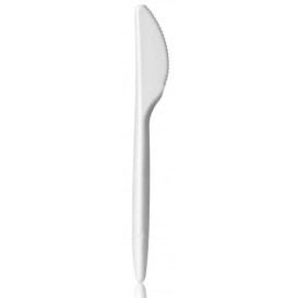 Faca Plastico Luxury Branco 175mm (2.000 Uds)