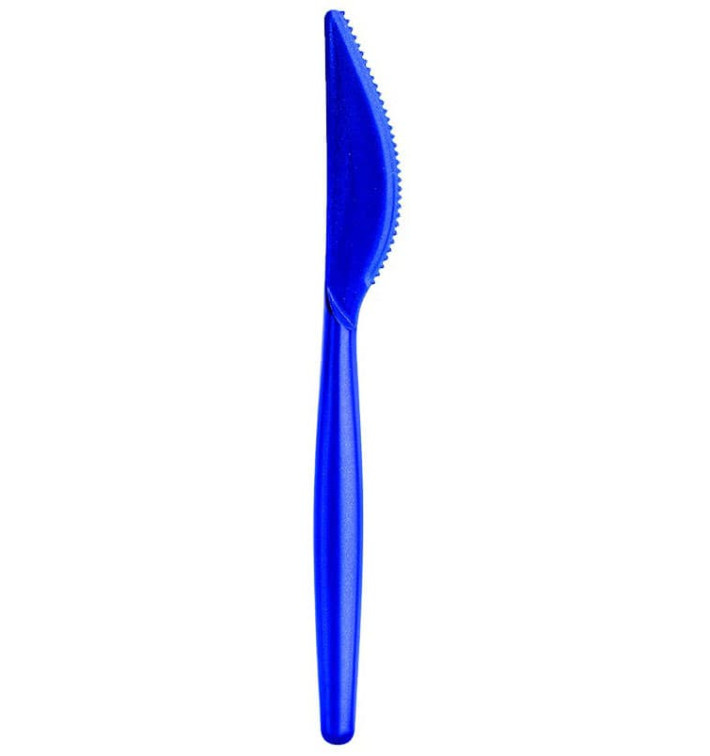 Faca de Plástico Easy PS Azul Perle 185mm (500 Uds) Faca de Plástico Easy PS Azul Perle 185mm (500 Uds)