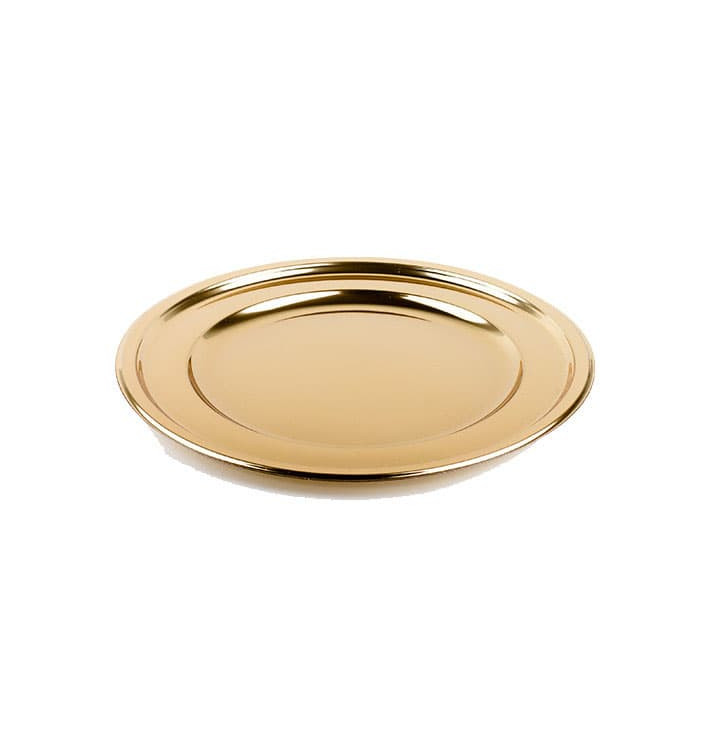 BaixoPrato Plastico Redondo Ouro 30 cm (5 Uds) BaixoPrato Plastico Redondo Ouro 30 cm (5 Uds)