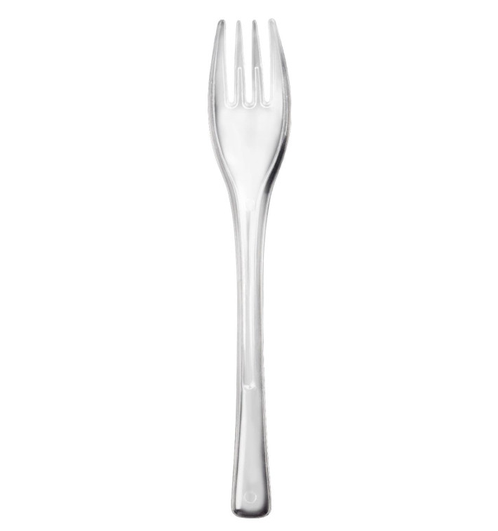 Garfo de Plástico Fly Transp. 140mm (50 Uds) Garfo de Plástico Fly Transp. 140mm (50 Uds)