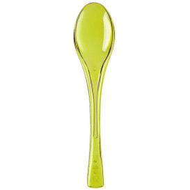 Colher de Plástico Fly Amarelo Transp. 145mm (50 Uds)