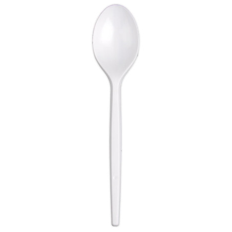 Colher de Plástico Next Branco 165 mm (100 Unidades)