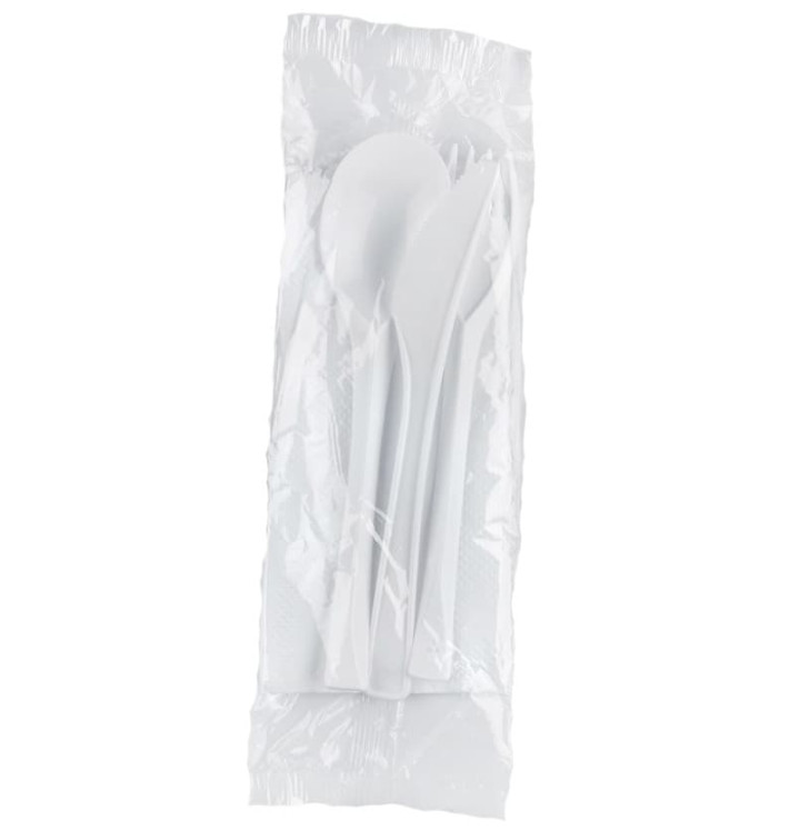 Conjunto talheres Next Garfo, colher, Faca e Guardanapo (50 Uds) Conjunto talheres Next Garfo, colher, Faca e Guardanapo (50 Uds)