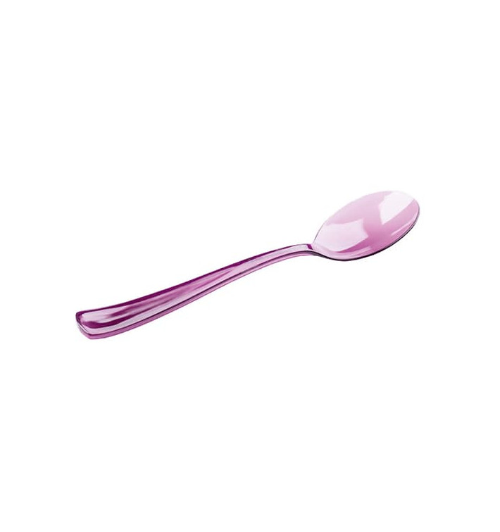 Colher de Plastico Premium Berinjela 160mm (180 Uds) Colher de Plastico Premium Berinjela 160mm (180 Uds)