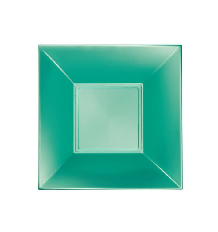 Prato Plastico Fundo Verde Nice Pearl PP 180mm (300 Uds) Prato Plastico Fundo Verde Nice Pearl PP 180mm (300 Uds)