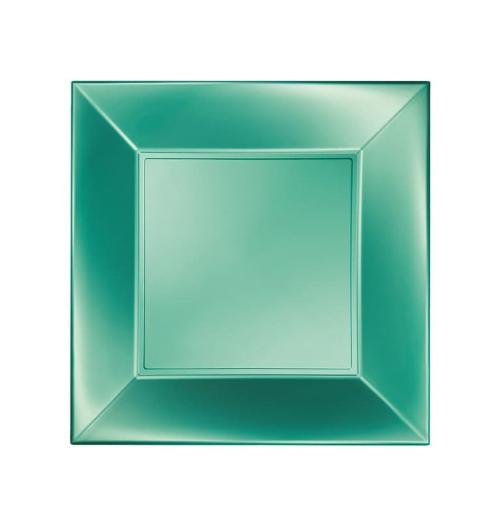Prato Plastico Raso Verde Nice Pearl PP 180mm (25 Uds) Prato Plastico Raso Verde Nice Pearl PP 180mm (25 Uds)