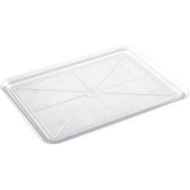 Bandeja Plastico Tray Transp. 37x50cm (4 Unidades)