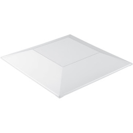 Tampa Bandeja Fiesta Transparente 250x250 mm (30 Uds)