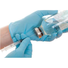 Luvas de Nitrilo sem Talco Azul Medida XL 3,5g (100 Uds) 