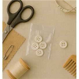 Saco de PP Biorientado sem fecho 5x7cm G130 (100 Uds)