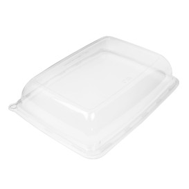 Tampa Plastico Trasp. Bandeja 20x28x6cm (5 Uds)