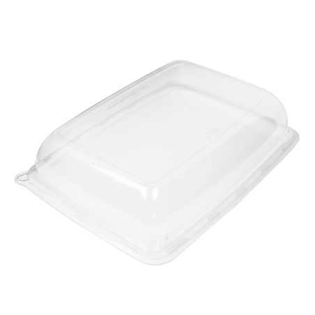 Tampa Plastico Trasp. Bandeja 20x28x6cm (5 Uds)