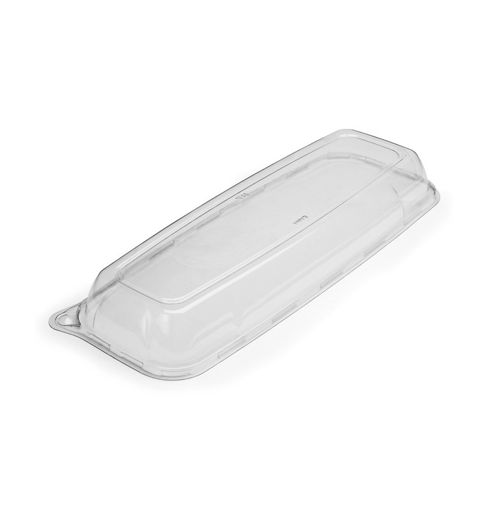 Tampa Plastico Trasp. Bandeja 17x45x5cm (25 Uds) Tampa Plastico Trasp. Bandeja 17x45x5cm (25 Uds)