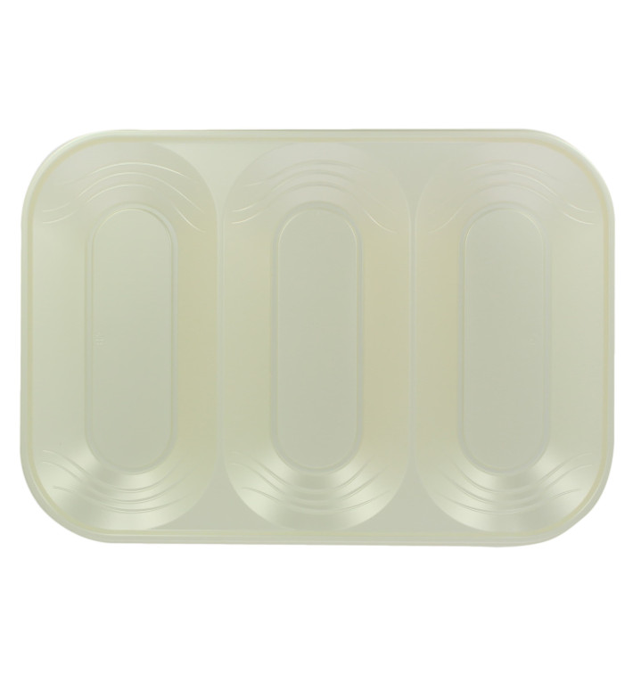 Bandeja Plastico PP "X-Table" 3C Pérola 330x230mm (30 Unidades)