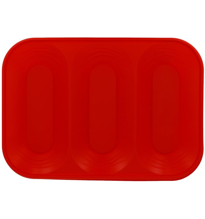 Bandeja Plastico "X-Table" 3C Vermelho PP 330x230mm (30 Unidades) Bandeja Plastico "X-Table" 3C Vermelho PP 330x230mm (30 Unidades)
