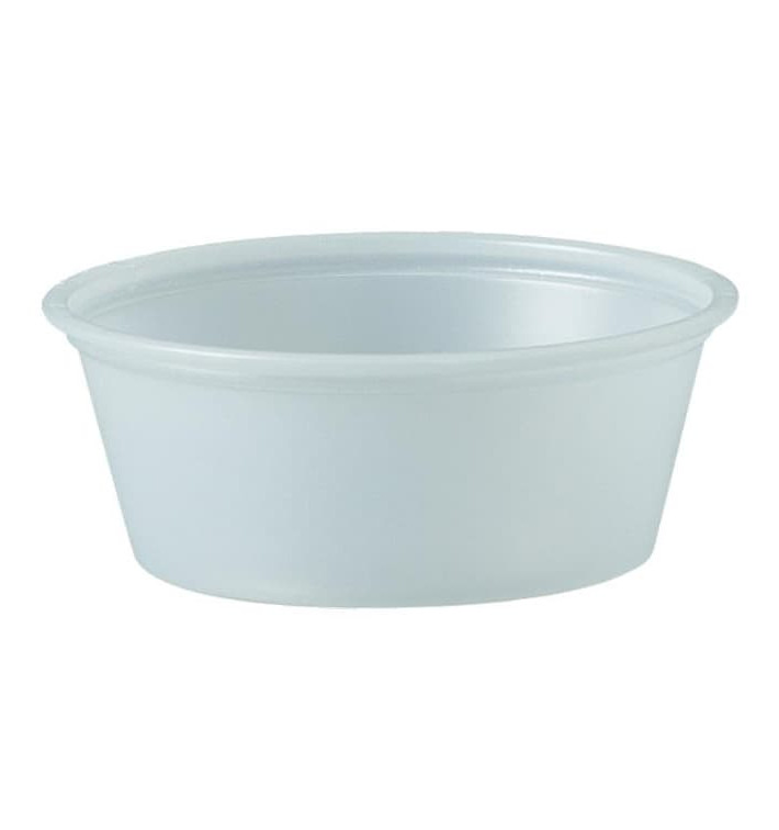Copo para Molhos PS Trans. 44ml Ø6,6cm (250 Uds) Copo para Molhos PS Trans. 44ml Ø6,6cm (250 Uds)
