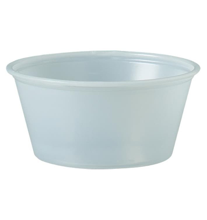 Copo para Molhos PS Trans. 100ml Ø7,3cm (2500 Uds) Copo para Molhos PS Trans. 100ml Ø7,3cm (2500 Uds)