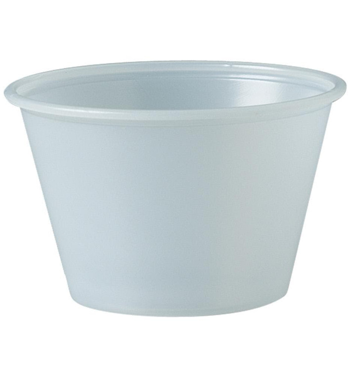Copo para Molhos PS Trans. 120ml Ø7,3cm (250 Uds) Copo para Molhos PS Trans. 120ml Ø7,3cm (250 Uds)