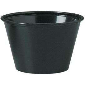 Copo para Molhos PS Preto 120ml Ø7,3cm (250 Uds)