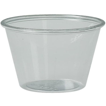 Copo rPET Cristal para Molhos 120ml Ø7,5cm (250 Uds)