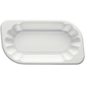 Bandeja Plastico PS Branco 175x95x30mm 250ml (1500 Uds)