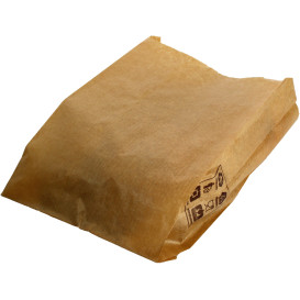Saco de Papel Kraft 12+6x20 cm (250 Unidades)