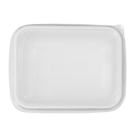 Tampa Plastico Trasparente Bandeja 127x91x42mm (1000 Uds)