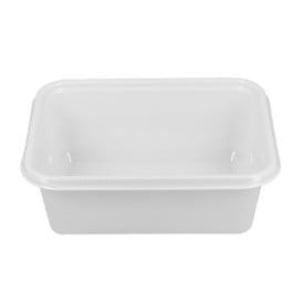 Bandeja Plastico PS Branco 127x91x42mm 300ml (1000 Uds)