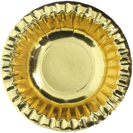 Tigela de Cartão "Party" Ouro Ø160mm (6 Unidades)
