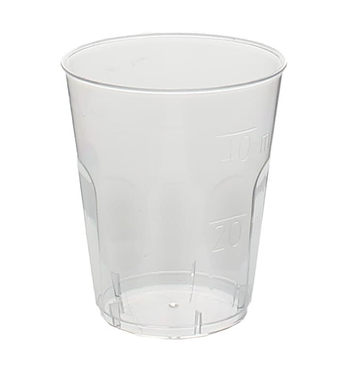 Copo Plastico Shot "Diamant" PS Transp. Cristal 50ml (600 Uds)