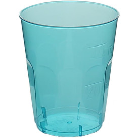 Copo Plastico Shot "Diamant" PS Azul Transp. Cristal 50ml (600 Uds)