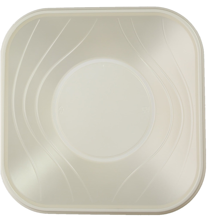 Tigela Plastico PP "X-Table" Pérola 18x18cm (120 Uds)