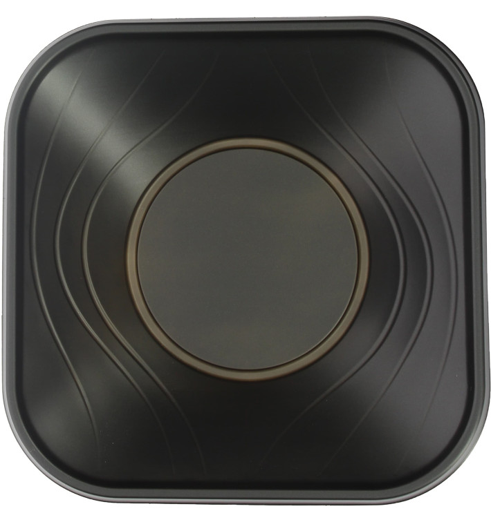Tigela Plastico PP "X-Table" Preto 18x18cm (8 Uds) Tigela Plastico PP "X-Table" Preto 18x18cm (8 Uds)