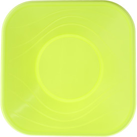 Tigela Plastico PP "X-Table" Limão 18x18cm (8 Uds)