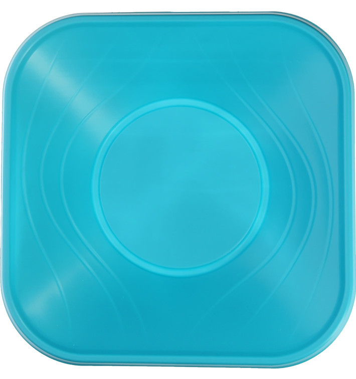 Tigela Plastico PP "X-Table" Turquesa 18x18cm (8 Uds) Tigela Plastico PP "X-Table" Turquesa 18x18cm (8 Uds)