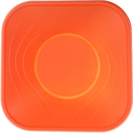 Tigela Plastico PP "X-Table" Naranja 18x18cm (120 Uds)