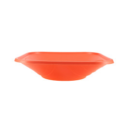 Tigela Plastico PP "X-Table" Naranja 18x18cm (120 Uds)
