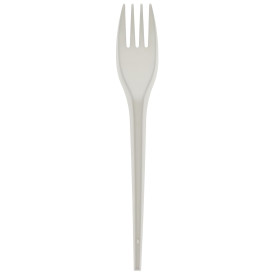 Garfo Biodegradaveis CPLA Branco 175mm(405 Unidades)