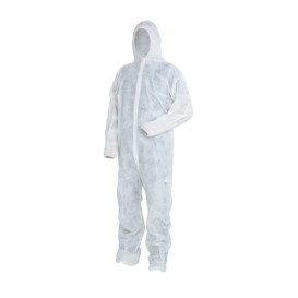 Fato de Proteção TST PP Com Capuz e Velcro Tamanho XXL (1 Ud)