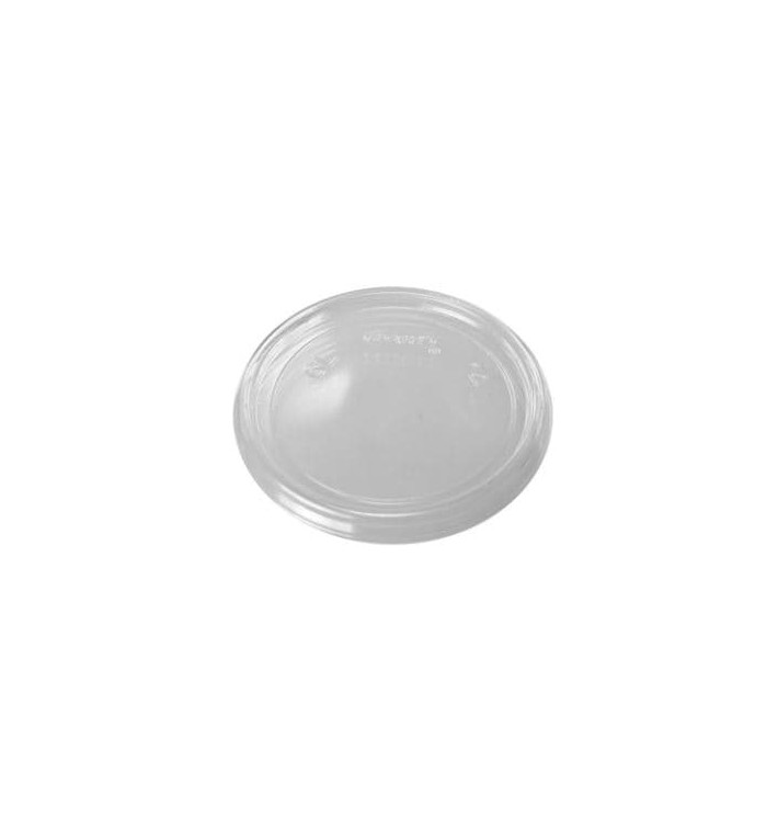 Tampa Plana Plastico Transparente Ø7,4cm (100 Uds) Tampa Plana Plastico Transparente Ø7,4cm (100 Uds)
