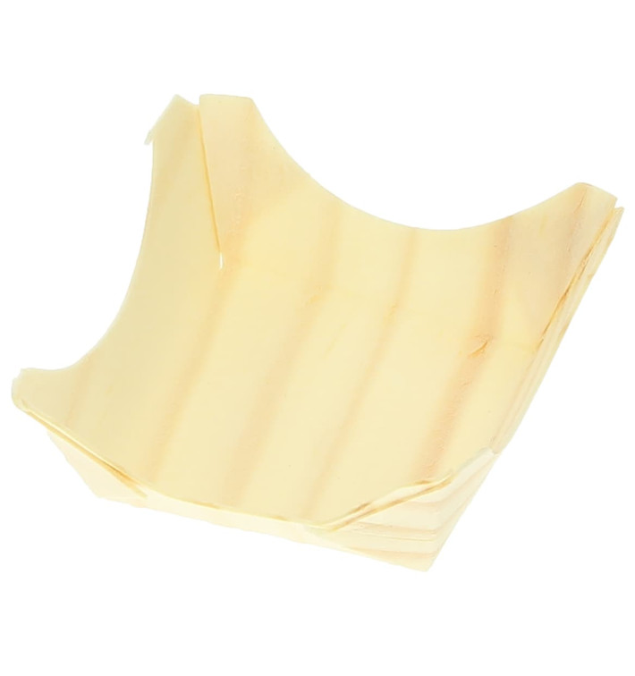 Bandeja de Folha de Pinho 40x40x15mm (100 Uds) Bandeja de Folha de Pinho 40x40x15mm (100 Uds)