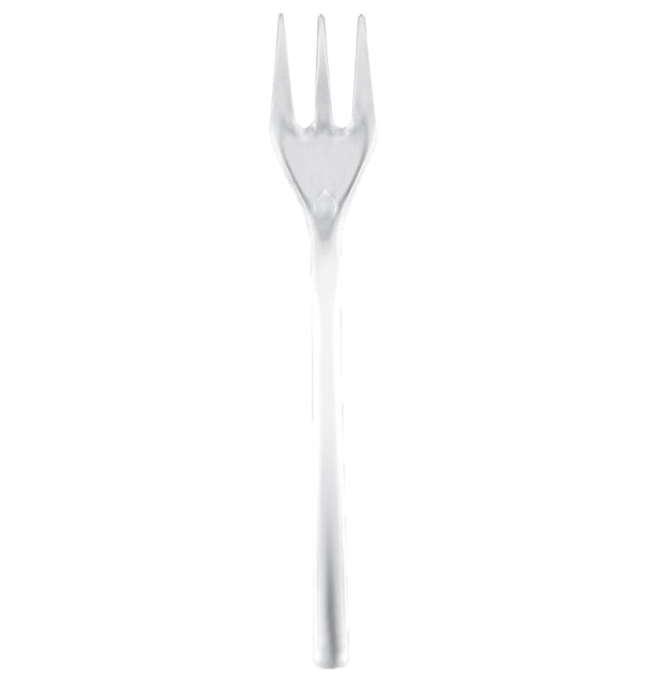 Mini Garfo Plastico Degustação Transp. 100 mm (1500 Uds) Mini Garfo Plastico Degustação Transp. 100 mm (1500 Uds)