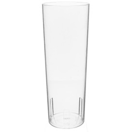 Copo Tubo Plastico Cristal PS 330ml (500 Uds)