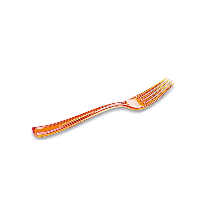 Garfo de Plastico Premium Laranja 190mm (180 Uds) Garfo de Plastico Premium Laranja 190mm (180 Uds)