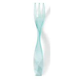 Mini Garfo Degustação "Charme" Water Green 100 mm (2400 Uds)