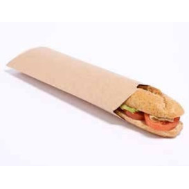 Embalagem para Sandes Kraft (25 Uds)