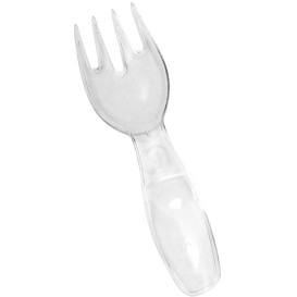 Garfo Degustação Transparente Large 10cm (2000 Unidades)