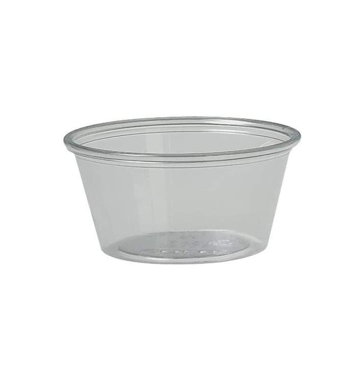 Copo para molhos rPET Cristal 2Oz/60ml Ø6,6cm (2500 Uds) Copo para molhos rPET Cristal 2Oz/60ml Ø6,6cm (2500 Uds)