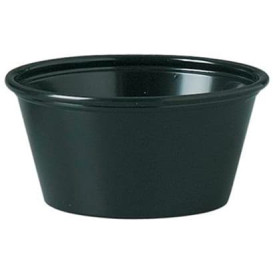 Copo para Molhos PP Preto 60ml Ø6,6cm (125 Uds) 