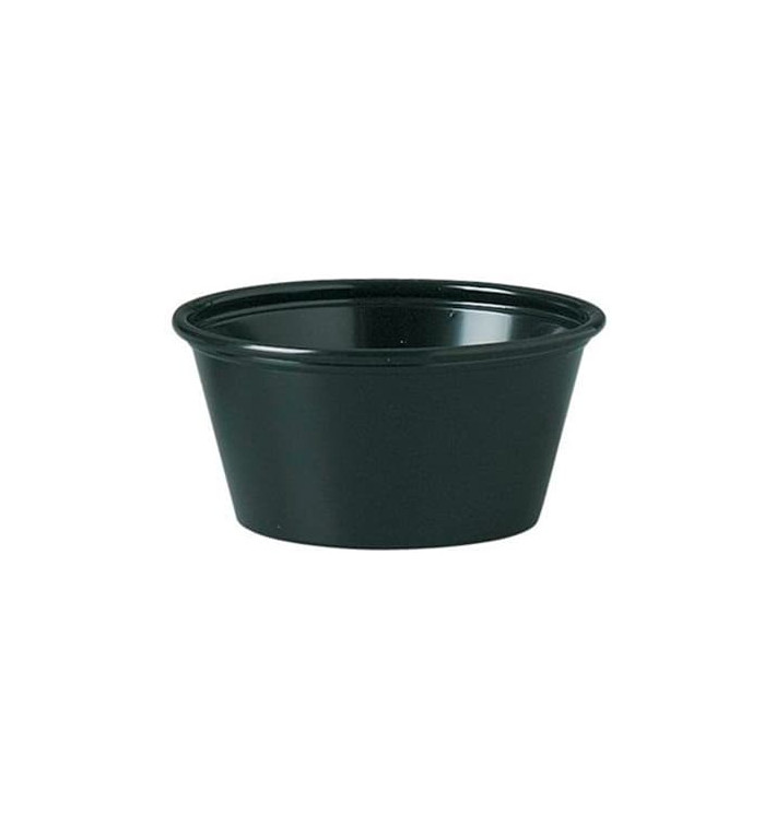 Copo para Molhos PP Preto 60ml Ø6,6cm (125 Uds) Copo para Molhos PP Preto 60ml Ø6,6cm (125 Uds)